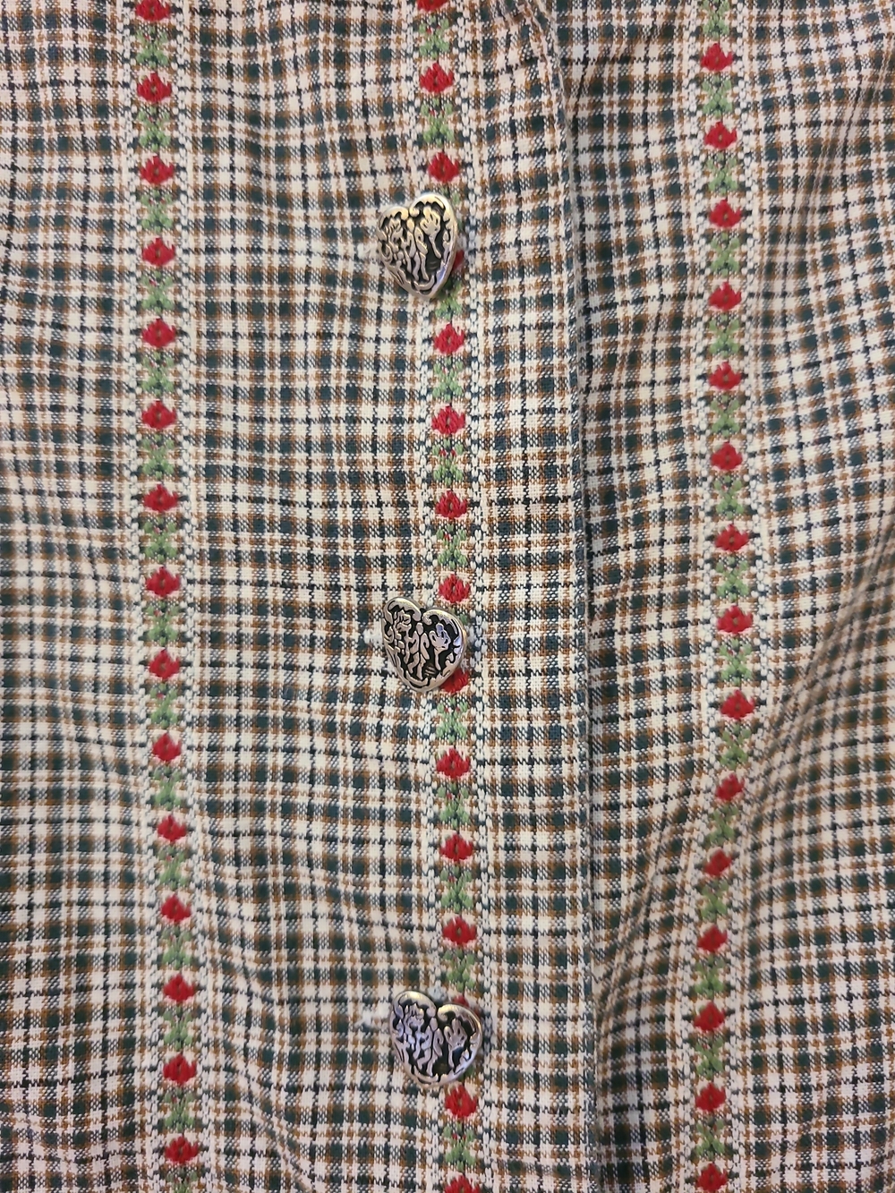 Vintage 90s BYRON LARS NY Plaid Dagger Collar Blouse EUC Size 2 Archival Runway